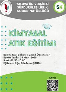 2. SINIF ÖĞRENCİLERİMİZ İÇİN SÜRDÜRÜLEBİLİRLİK EĞİTİMİ